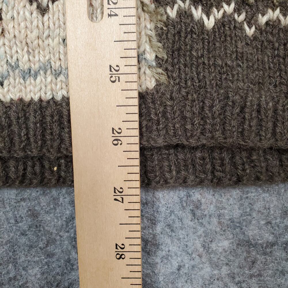 Vintage Valerie Stevens Sweater‎ Womens Medium Patchwork Fair Isle Nordic Chunky - Picture 7 of 8